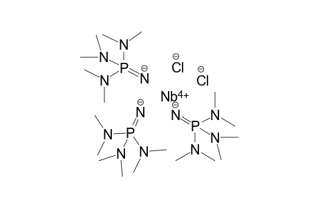 Niobium(V) tris((tris(dimethylamino)-lambda5-phosphaneylidene)amide) dichloride