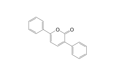 2H-Pyran-2-one, 3,6-diphenyl-