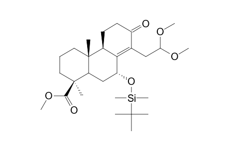 #17;(1S,4AS,4BR,9R,10AS)-[9'-ALPHA-(TERT.-BUTYLDIMETHYLSILYL)-OXY]-1,2,3,4,4A,4B,5,6,7,9,10,10A-DODECAHYDRO-1-BETA-METHOXYCARBONYL-8-(2',2'-DIMETHOXYETHYL)-1-A