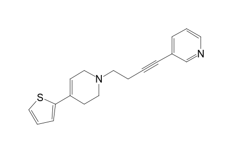 3-[4-(3,6-Dihydro-4-(2-thienyl)-1(2H)-pyridinyl)-1-butynyl]pyridine