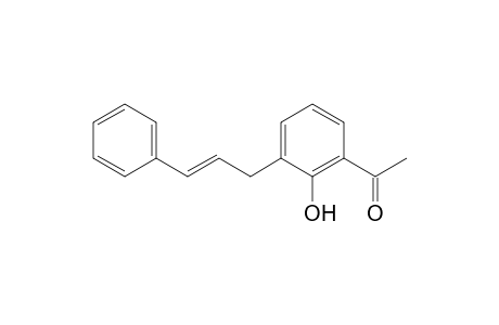 1-[2-hydroxy-3-[(E)-3-phenylprop-2-enyl]phenyl]ethanone