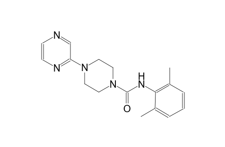 1-piperazinecarboxamide, N-(2,6-dimethylphenyl)-4-pyrazinyl-