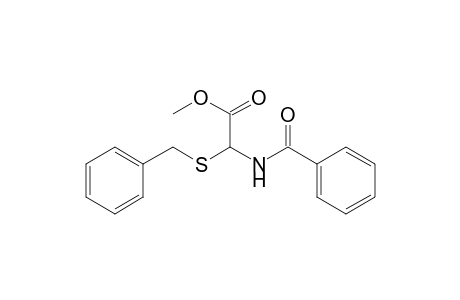 N-benzoyl-a-benzylthioglycine methyl ester