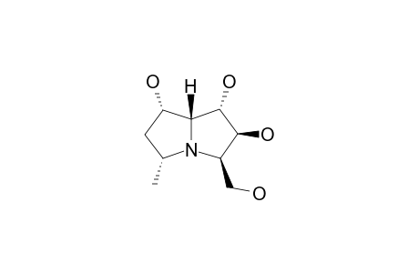 HYACINTHACINE-B6;(1S*,2S*,3R*,5R*,7S*,7A*R)-3-HYDROXYMETHYL-5-METHYL-1,2,7-TRIHYDROXYPYRROLIZIDINE