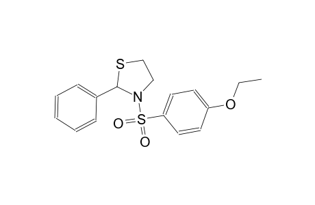 thiazolidine, 3-[(4-ethoxyphenyl)sulfonyl]-2-phenyl-