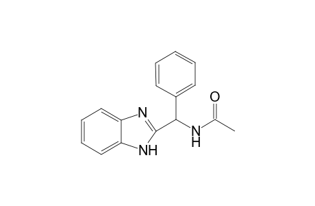 N-[1H-benzimidazol-2-yl(phenyl)methyl]acetamide