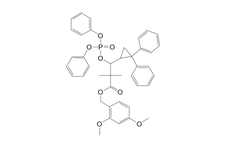 2,4-DIMETHOXYBENZYL-3-(DIPHENYLPHOSPHATOXY)-3-(2,2-DIPHENYLCYCLOPROPYL)-2,2-DIMETHYL-PROPANOATE