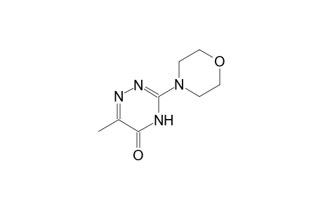 6-methyl-3-(4-morpholinyl)-1,2,4-triazin-5(4H)-one