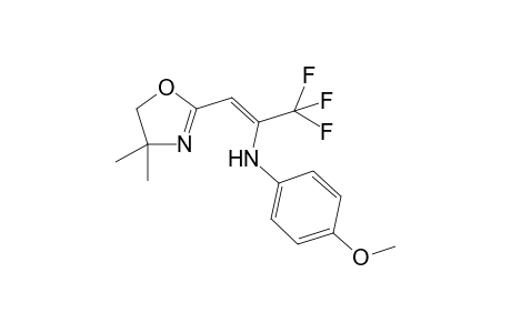 4,4-Dimethyl-2-[{Z)-2-(N-p-anisylamino)-3,3,3-fluoropropenyl}-2-oxazoline