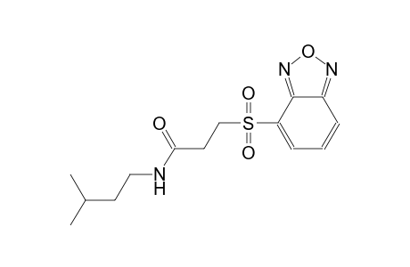 propanamide, 3-(2,1,3-benzoxadiazol-4-ylsulfonyl)-N-(3-methylbutyl)-