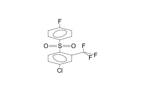 (4-CHLORO-2-TRIFLUOROMETHYL-PHENYL)(4-FLUOROPHENYL)SULPHONE