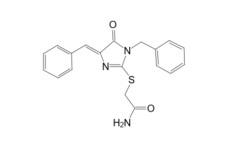 2-(1-benzyl-4-benzylidene-5-oxo-imidazol-2-yl)sulfanylacetamide