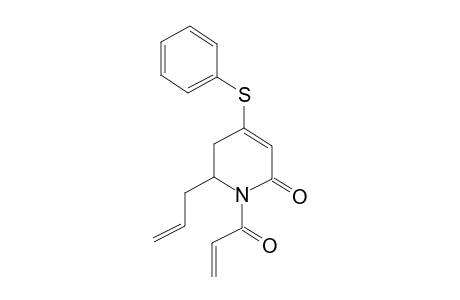 1-Acryloyl-6-allyl-4-(phenylthio)-5,6-dihydropyridin-2(1H)-one