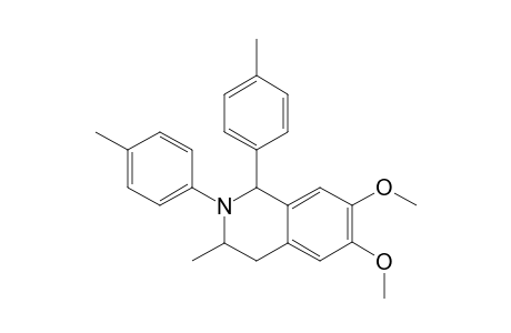 CIS-6,7-DIMETHOXY-3-METHYL-1-(4-METHYLPHENYL)-2-(4-METHYLPHENYL)-1,2,3,4-TETRAHYDROISOQUINOLINE