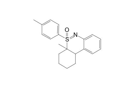 (+/-)-(5S*,4aS*,10bS*)-1,2,3,4,4a,10b-hexahydro-4a-methyl-5-(4-methylphenyl)-5-.lambda.(4)-dibenzo[c,e]1,2-thiazine-5-oxide