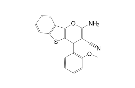 2-amino-4-(2-methoxyphenyl)-4H-[1]benzothieno[3,2-b]pyran-3-carbonitrile