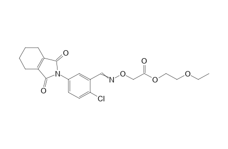 Acetic acid, [[[[2-chloro-5-(1,3,4,5,6,7-hexahydro-1,3-dioxo-2H-isoindol-2-yl)phenyl]methylene]amino]oxy]-, 2-ethoxyethyl ester