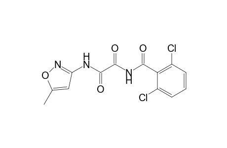 N-(2,6-dichlorobenzoyl)-N'-(5-methyl-3-isoxazolyl)oxamide