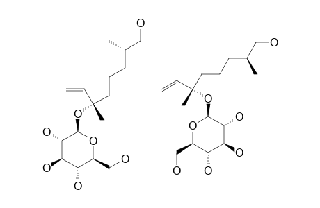 (3S)-8-HYDROXY-6,7-DIHYDROLINALOOL-3-O-BETA-D-GLUCOPYRANOSIDE