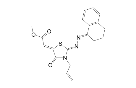 (Z)-Methyl 2-[(Z)-3???allyl-2-(E)-(3,4-dihydronaphthalene-1(2H)-ylidenehydrazono-4-oxo-thiazolidin-5-ylidene]acetate