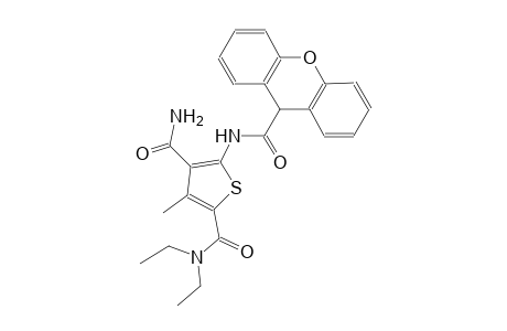 N~2~,N~2~-diethyl-3-methyl-5-[(9H-xanthen-9-ylcarbonyl)amino]-2,4-thiophenedicarboxamide