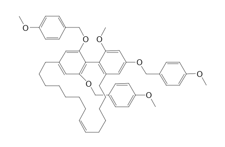 (E)-4',6-(Cyclotetradec-6-endiyl)-2-methoxy-4,2',6'-tris(4-methoxybenzyloxy)biphenyl