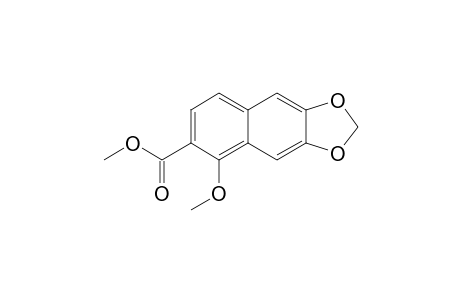 Methyl naphtho[2,3-d]-(1,3)-dioxole-5-methoxy-6-carboxylate