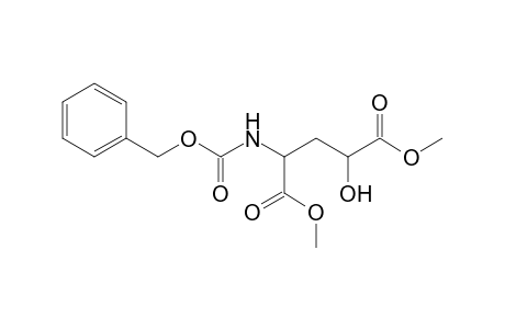Dimethyl 2-(benzyloxycarbonylamino)-4-hydroxypentane-1,5-dioate