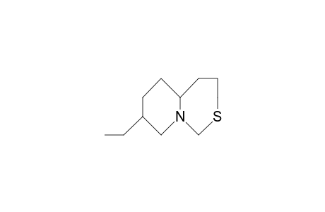 cis-(H-5a,H-8)-8-Ethyl-perhydro-pyrido(1,2-C)(1,3)thiazepine
