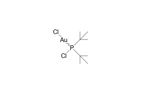Chloro-di-tert-butyl-phosphane-chloro-gold complex