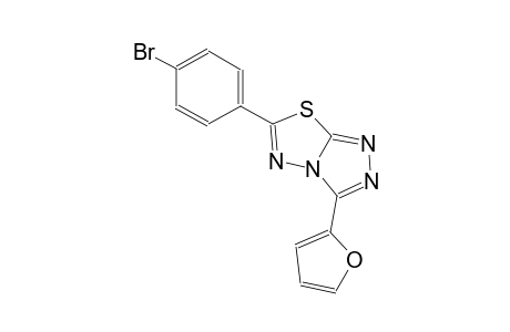 6-(4-bromophenyl)-3-(2-furyl)[1,2,4]triazolo[3,4-b][1,3,4]thiadiazole