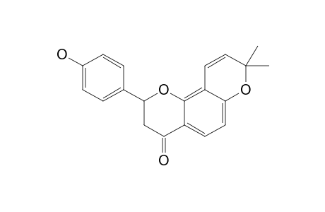 4'-HYDROXYISOLONCHOCARPIN;7,8-(2,2-DIMETHYLPYRANO)-4'-HYDROXYFLAVANONE