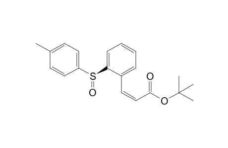 t-Butyl (S,Z)-(-)-2-(p-Tolylsulfinyl)cinnamate