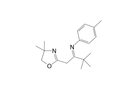 4,4-Dimethyl-2-[(Z)-(3,3-dimethyl-2-N-p-tolylimino)butyl]-2-oxazoline