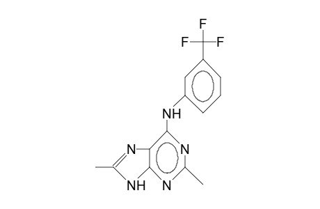 N-(3-Trifluoromethyl-phenyl)-2,8-dimethyl-9H-purin-6-amine