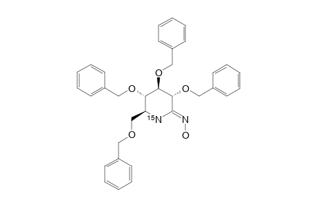 2,3,4,6-TETRA-O-BENZYL-D-(5-15N)-GLUCONHYDROXIMO-1,5-LACTAM