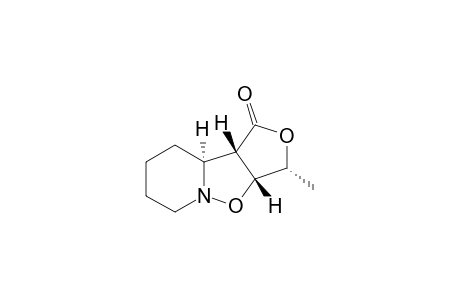 (3R*,3aR*,9aS*,9bS*)-octahydro-3-methyl-1H-furo[3',4':4,5]-isoxazolo[2,3-a]pyridin-1-one