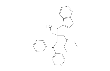 2-((1H-inden-3-yl)methyl)-3-(diethylphosphino)-2-((diphenylphosphino)methyl)propan-1-ol