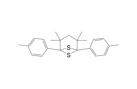 2,2,4,4-Tetramethyl-1,5-bis(4-methylphenyl)-6,7-dithiabicyclo[3.1.1]heptane