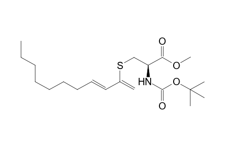 (R,E)-methyl 2-(tert-butoxycarbonylamino)-3-(undeca-1,3-dien-2-ylthio)propanoate