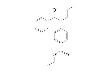 ethyl 4-(1-oxo-1-phenylpentan-2-yl)benzoate