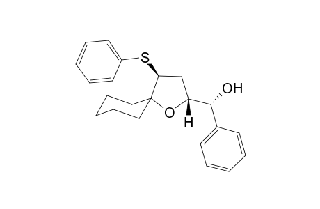 (1RS,2RS,4SR)-1-Phenyl(4-phenylsulfanyl)-1-oxaspiro[4.5]dec-2-yl)methanol