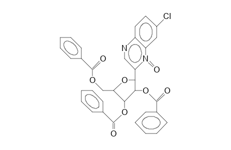 7-Chloro-2-(2,3,5-tri-O-benzoyl-B-D-ribofuranosyl)-quinoxaline 1-oxide