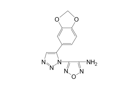 1,2,5-Oxadiazol-3-amine, 4-[5-(1,3-benzodioxol-5-yl)-1H-1,2,3-triazol-1-yl]-
