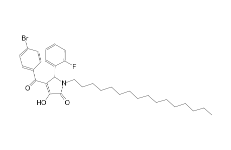 4-(4-bromobenzoyl)-5-(2-fluorophenyl)-1-hexadecyl-3-hydroxy-1,5-dihydro-2H-pyrrol-2-one