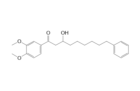 1-(3,4-dimethoxyphenyl)-3-hydroxy-9-phenyl-1-nonanone