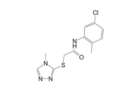 N-(5-chloro-2-methylphenyl)-2-[(4-methyl-4H-1,2,4-triazol-3-yl)sulfanyl]acetamide