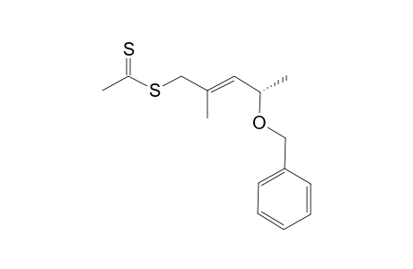 (E)-(S)-2-Methyl-4-phenylmethoxy-2-pentenyl ethanedithioate