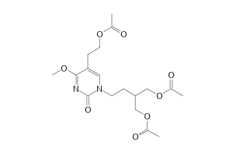 N-1-[4-ACETOXY-(3-ACETOXYMETHYL)-BUTYL]-5-(2-ACETOXYETHYL)-4-METHOXYPYRIMIDIN-2-ONE