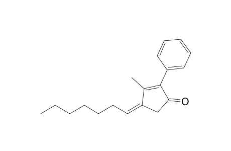 (Z)-4-Heptylidene-3-methyl-2-phenylcyclopent-2-enone